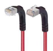 ENET CORD, CAT6, R/A RJ45 PLUG-PLUG, 25'