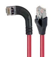 ENET CORD, CAT6, R/A RJ45 PLUG-PLUG, 1'