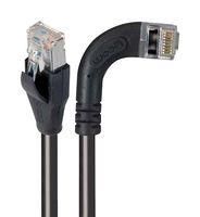 ENET CORD, CAT6, R/A RJ45 PLUG-PLUG, 25'