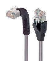 ENET CORD, CAT6, R/A RJ45 PLUG-PLUG, 15'