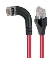 ENET CORD, CAT6, R/A RJ45 PLUG-PLUG, 3'