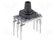 Sensor: pressure; 0÷100mbar; gage; OUT: I2C; Usup: 3.3VDC; DIP; ABP HONEYWELL