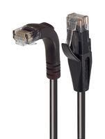 ENET CORD, CAT6, R/A RJ45 PLUG-PLUG, 1'