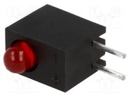 LED; in housing; 3mm; No.of diodes: 1; red; 20mA; Lens: red,diffused KINGBRIGHT ELECTRONIC