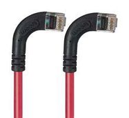 ENET CORD, CAT5E, R/A RJ45 PLUG-PLUG/10'