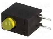 LED; in housing; 3mm; No.of diodes: 1; yellow; 20mA; 40°; 6÷15mcd KINGBRIGHT ELECTRONIC