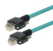 ENET CORD, CAT6A, RJ45 PLUG-PLUG, 16.4'