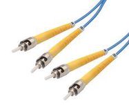 FO CABLE, ST-ST DUPLEX, SM, 16.4'