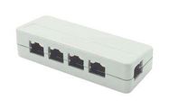 SPLTR, MODULAR, 5POS, RJ45 8X8, SHIELDED