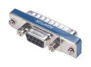 D SUB ADAPTER, RCPT/PLUG, 9-25POS