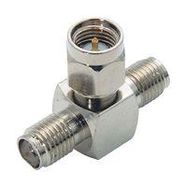 TEE ADAPTER, SMA PLUG-JACK, JACK, 50 OHM