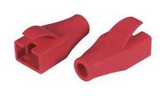 SNAGLESS BOOT, RJ45 PLUG, LSZH, RED