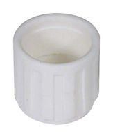 COVER, NUT, BNC CONN, PVC, WHITE