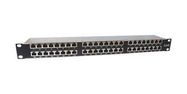 PATCH PANEL, RJ45, 1U, 48 PORT, CAT6