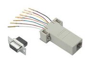 MODULAR ADAPTOR, D SUB RCPT-RJ12 JACK