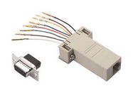 MODULAR ADAPTOR, D SUB RCPT-RJ45 JACK