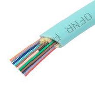 FIBRE OPTIC CABLE, 24FIBRE, OM4 MM, AQUA