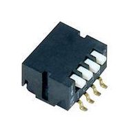 DIP SW, 4CKT, SPST, 0.1A, 6VDC, SMD