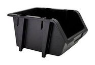 STORAGE & TRANSPORT BOX, PP+, BLACK/GRN