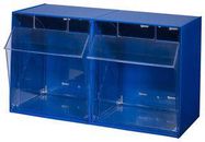 BIN CABINET, 600 X 310 X 350MM, BLU/CLR