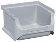 STACKABLE STORAGE BIN, 102X100X60MM, GRY