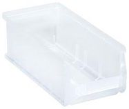 STACKABLE STORAGE BIN, 102X215X75MM, CLR