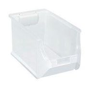 STACKABLE STORAGE BIN, 205X355X200MM/CLR