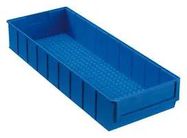 SHELF BIN, 185 X 500 X 81MM, BLU