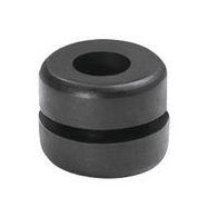 CABLE GROMMET, NYLON 6.6, 6MM, BLACK