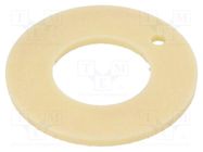 Bearing: thrust washer; Øout: 36mm; Øint: 20mm; iglidur® J; yellow IGUS