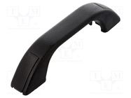 Holder; polypropylene; black; H: 25.2mm; L: 112.4mm; W: 18.6mm MENTOR