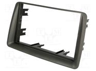 Radio frame; Fiat; 2 DIN; grey ACV