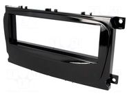 Radio frame; Ford; 1 DIN; metallic black 4CARMEDIA