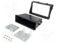 Radio frame; Kia; 2 DIN; black ACV