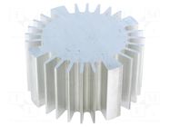 Heatsink; LED; Ø: 70mm; H: 37.5mm FISCHER ELEKTRONIK