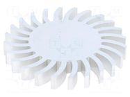 Heatsink; LED; Ø: 85mm; H: 10mm; 2.25K/W FISCHER ELEKTRONIK