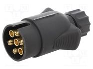 Connector: automotive; plug; for cable; PIN: 7; screw terminal TESAT