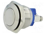 Switch: vandal resistant; Pos: 2; SPST-NO; 2A/36VDC; IP65; OFF-(ON) ONPOW