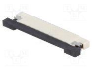 Connector: FFC/FPC; SMT; 0.4A; 100V; PIN: 20; 0.5mm; horizontal; 30mΩ ADAM TECH