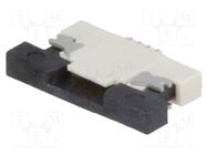 Connector: FFC/FPC; horizontal; PIN: 4; top contacts,ZIF; SMT; 0.4A ADAM TECH