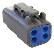 AUTOMOTIVE HOUSING, PLUG, 4POS, 7.5A