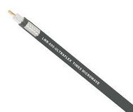 COAXIAL CABLE, 50 OHM, BLACK, PVC