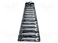 Wrenches set; combination spanner; 11pcs. 