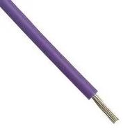 HOOK-UP WIRE, 24AWG, PURPLE, 30.5M