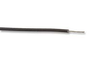 WIRE, UL1429, 22AWG, BLACK, 304.8M