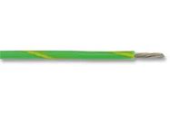 WIRE, STYLE1015, GRN/YEL, 0.75MM, 100M