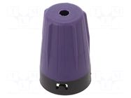 Cable holder; straight; violet; rearTWIST NEUTRIK