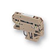 TERMINAL BLOCK, DIN RAIL, 2POS, 12AWG