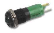 LED INDICATOR, 12V, GREEN