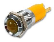 LED INDICATOR, 12V, YELLOW